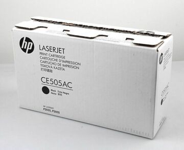 Лазерный картридж HP CE505AC 05A черный